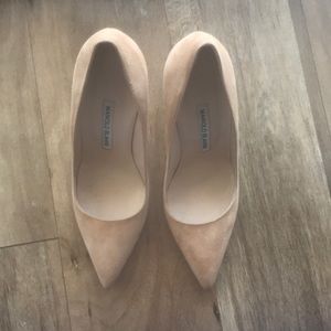 Authentic Manolo Blahnik pumps nude/Camel size 37